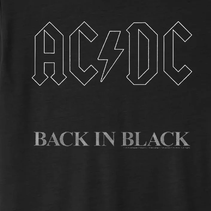 Back In Black Album Artwork ChromaSoft Performance T-Shirt