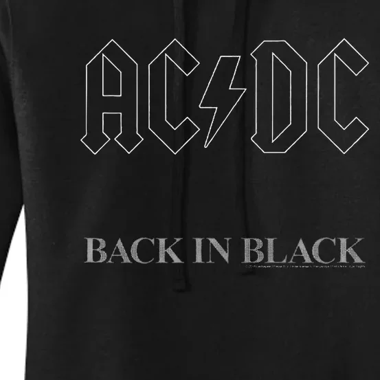 Back In Black Album Artwork Women's Pullover Hoodie