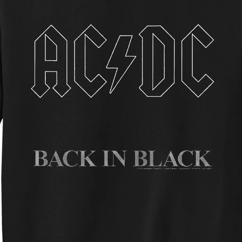 Back In Black Album Artwork Tall Sweatshirt