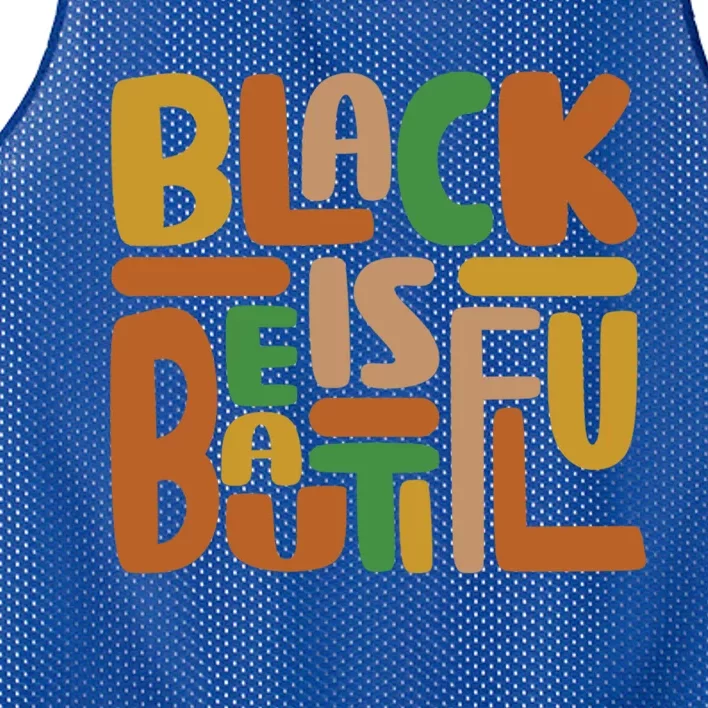 Black Is Beautiful Gift Mesh Reversible Basketball Jersey Tank