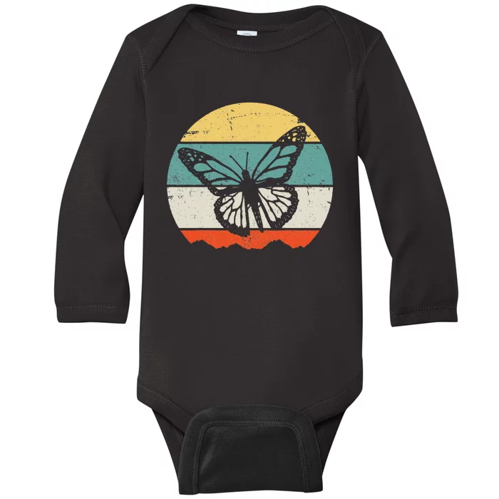 Butterfly Insect Baby Long Sleeve Bodysuit