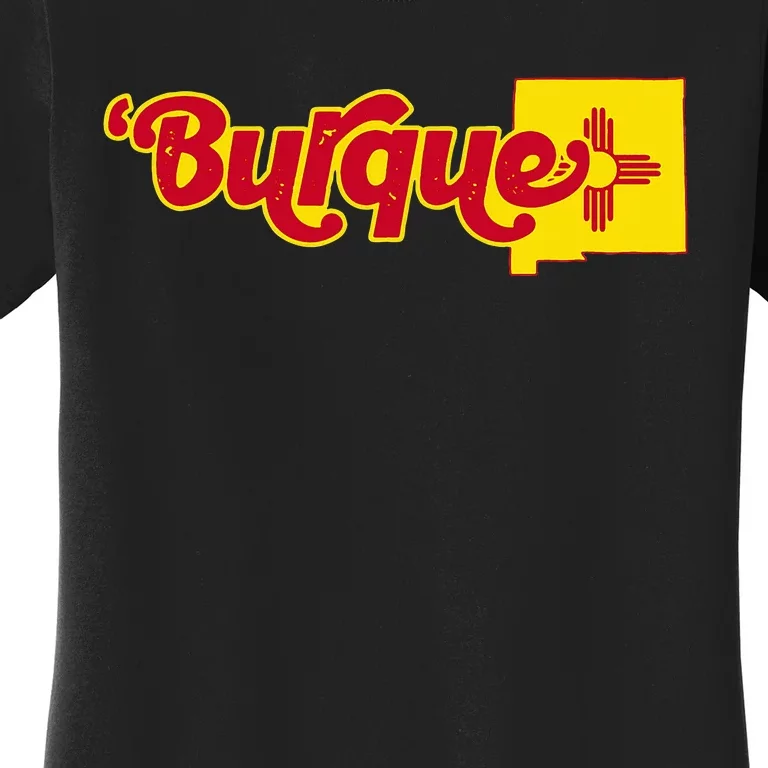 Born In Burque Albuquerque New Mexico Zia Sun Souvenir Women's T-Shirt