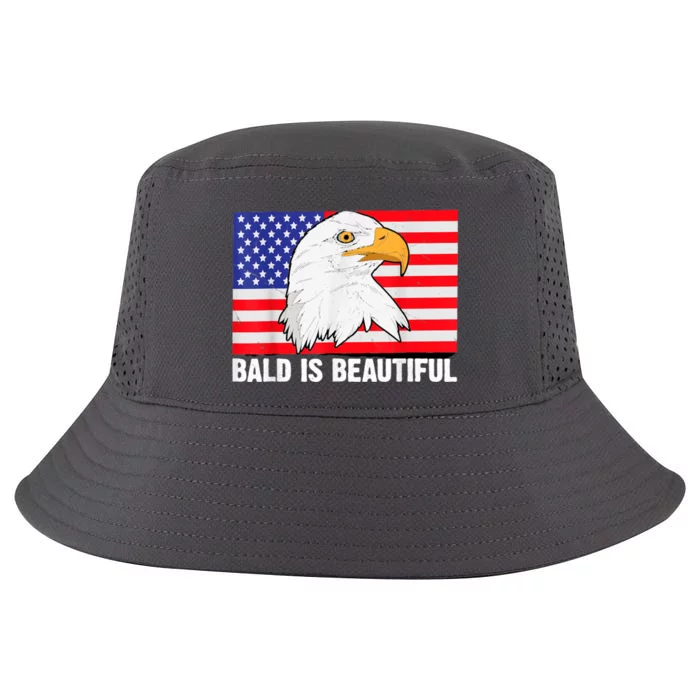 Bald Is Beautiful 4th Of July Independence Day Bald Eagle Cool Comfort Performance Bucket Hat