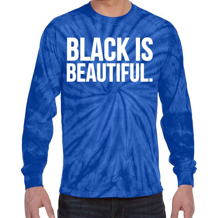 Black Is Beautiful Gift Tie-Dye Long Sleeve Shirt