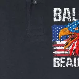 Bald Is Beautiful 4th Of July Independence Day Bald Softstyle Adult Sport Polo