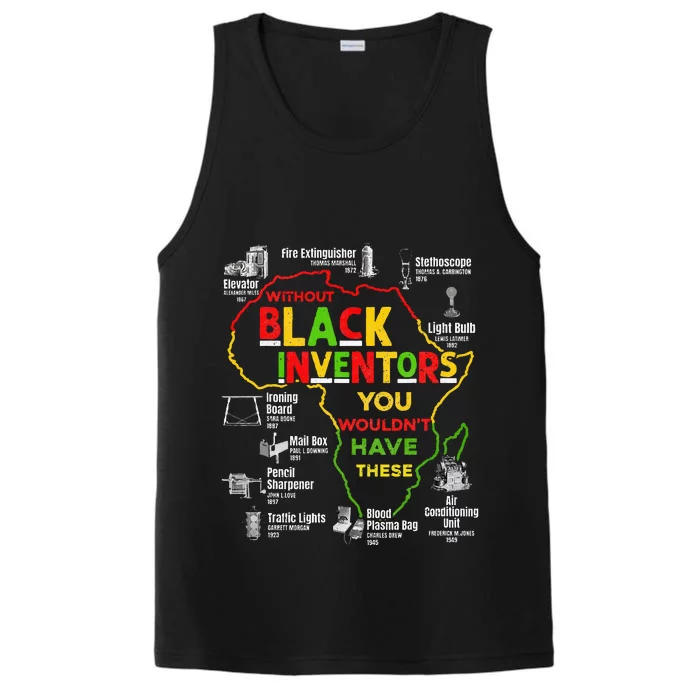 Black Inventors Black History Month African Performance Tank