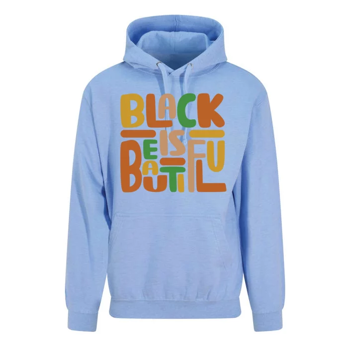 Black Is Beautiful Gift Unisex Surf Hoodie