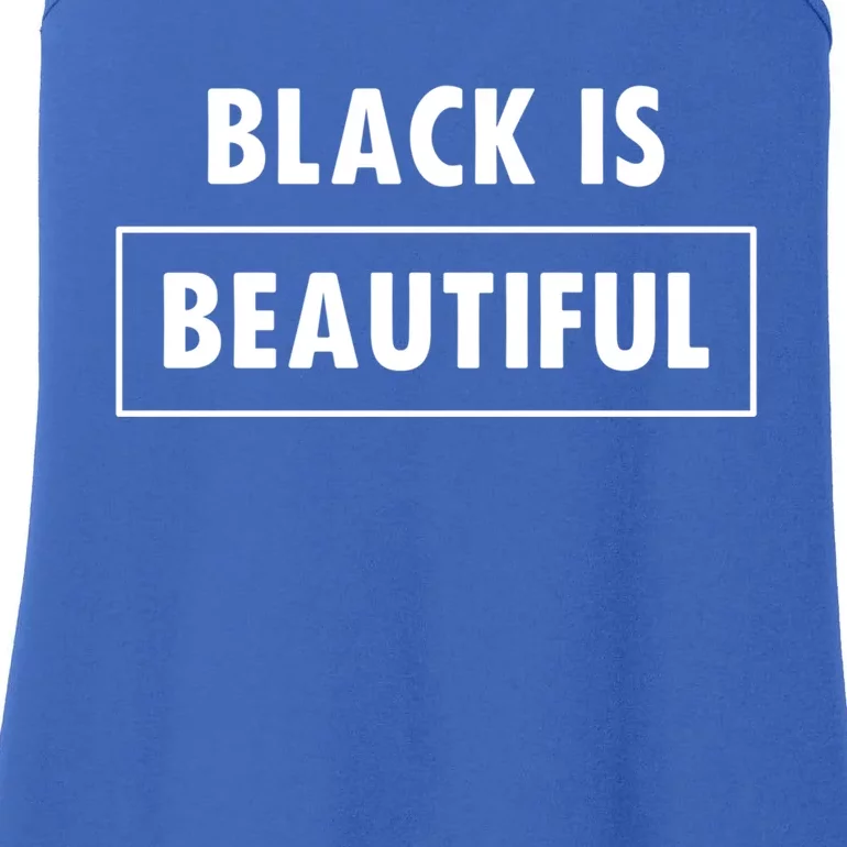 Black Is Beautiful Gift Ladies Essential Tank