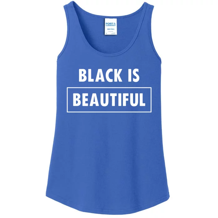 Black Is Beautiful Gift Ladies Essential Tank