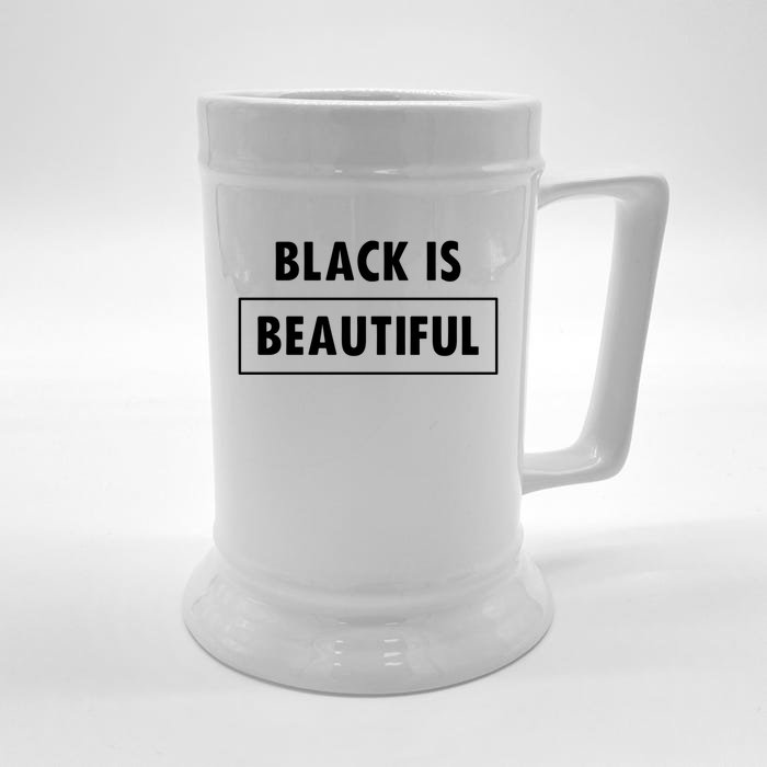 Black Is Beautiful Gift Front & Back Beer Stein