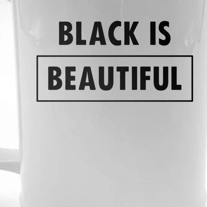 Black Is Beautiful Gift Front & Back Beer Stein