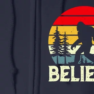 Believe In Bigfoot Full Zip Hoodie