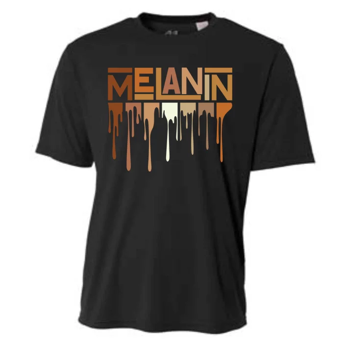 Black Is Beautiful Melanin Gift Cooling Performance Crew T-Shirt