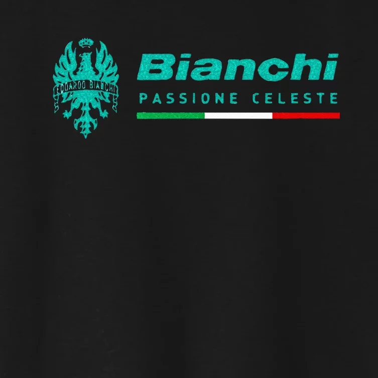 Bianchi Italian Bikes Women's Crop Top Tee