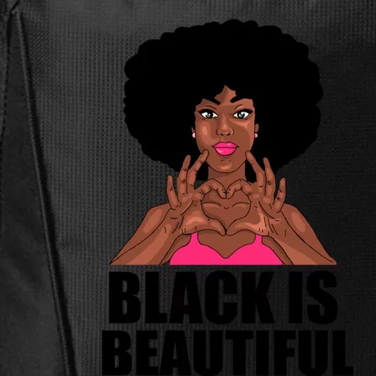 Black Is Beautiful Afro Melanin African Black History Meaningful Gift City Backpack