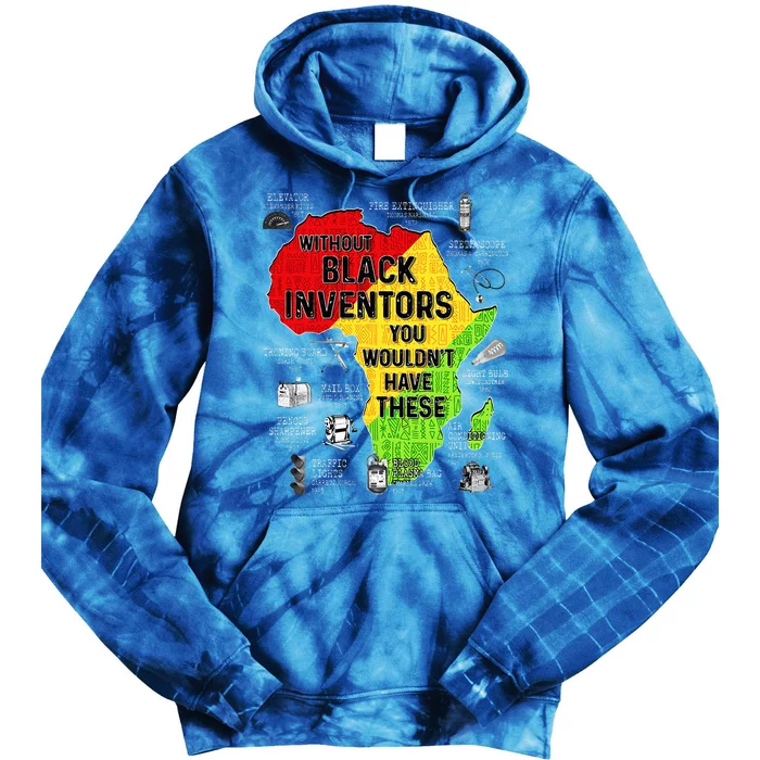 Black Inventors Black Excellence Black History Tie Dye Hoodie