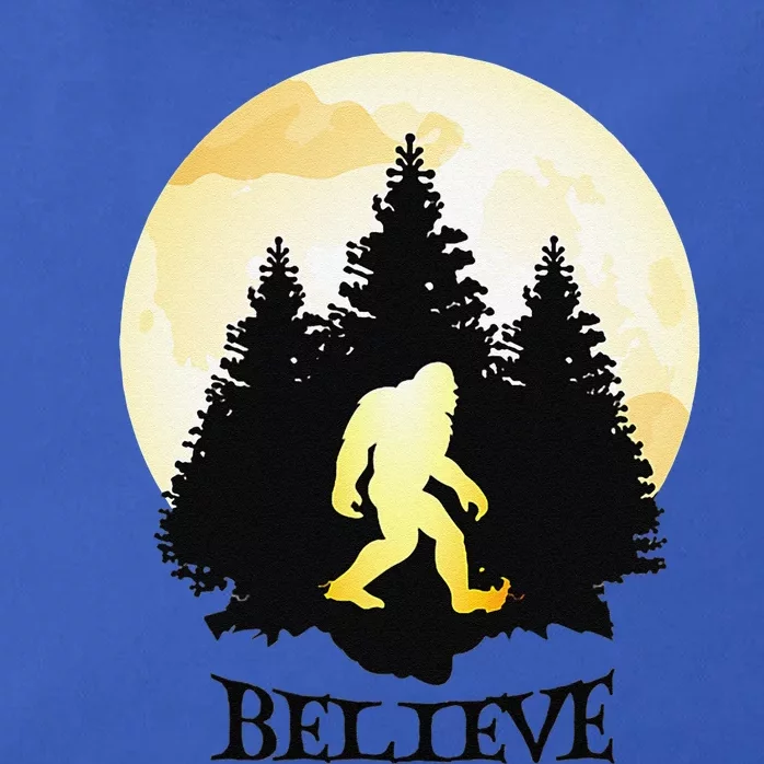 Believe In Bigfoot Funny Halloween Zip Tote Bag