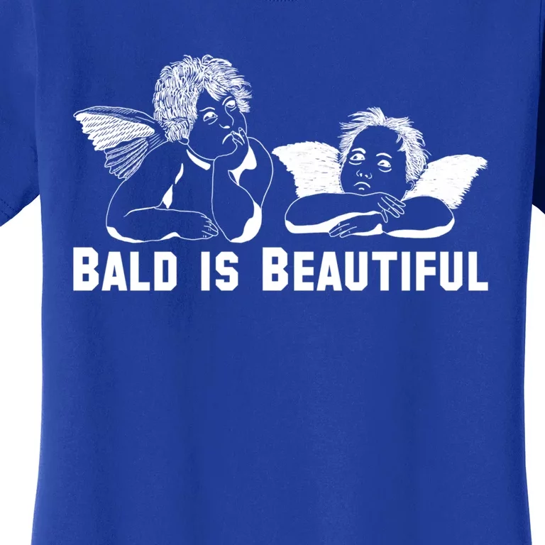 Bald Is Beautiful Angels Black Gift Women's T-Shirt