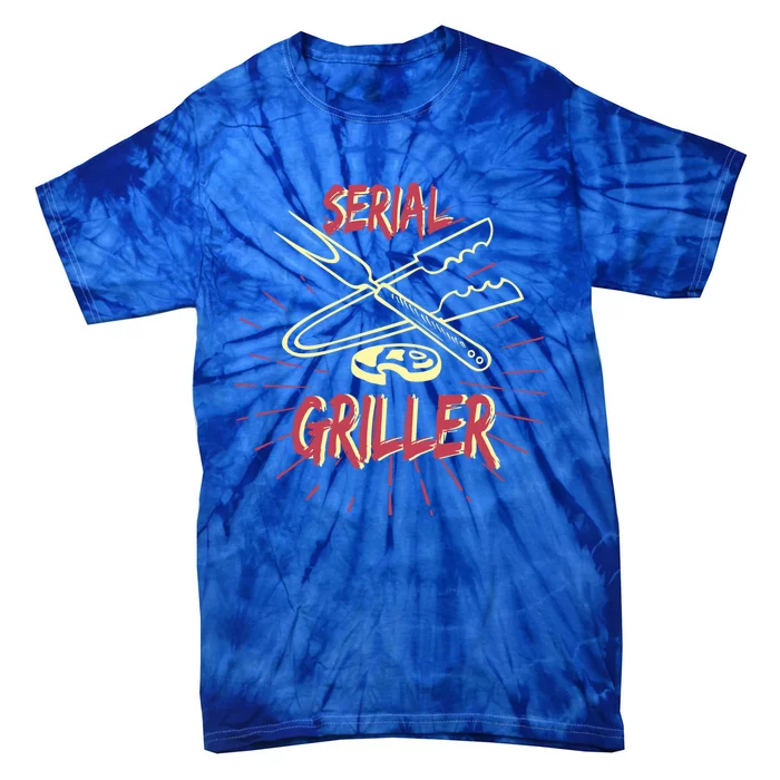 Bbq Items Bbq Master And Serial Griller Cool Gift Tie-Dye T-Shirt