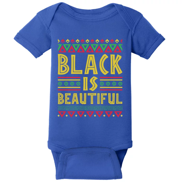 Black Is Beautiful Happy Kwanzaa Celebration Holiday Gift Baby Bodysuit