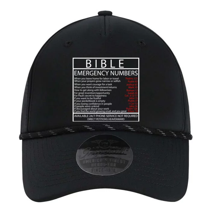 Bible Emergency Hotline Numbers Performance The Dyno Cap