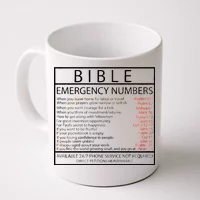 Bible Emergency Hotline Numbers Cool Christian S Coffee Mug by Noirty  Designs - Pixels
