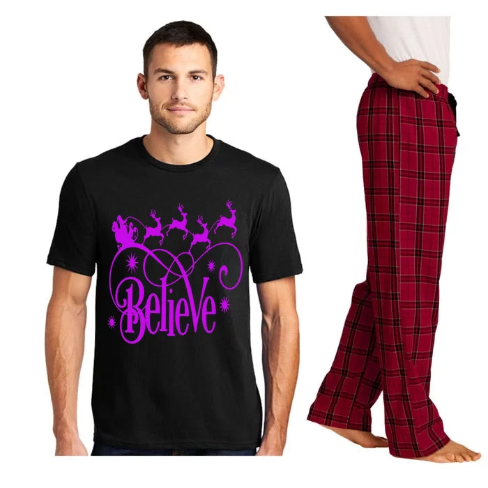 Believe In Christmas Gift Pajama Set