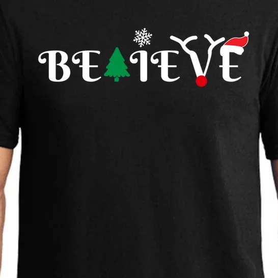 Believe In Christmas Gift Pajama Set