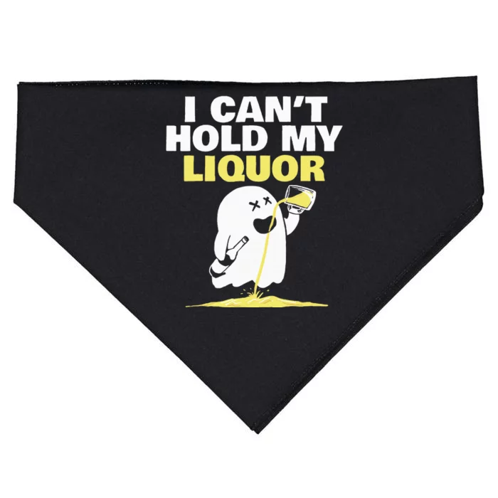 boo I Can't hold my liquor USA-Made Doggie Bandana