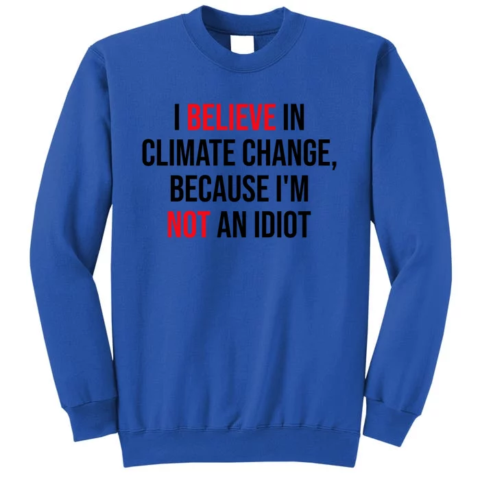 Believe In Climate Change Save The Environt Earth Day Cute Gift Sweatshirt