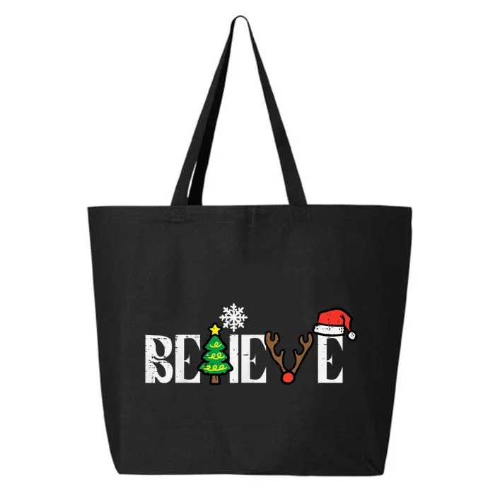 Believe In Christmas Cute 25L Jumbo Tote