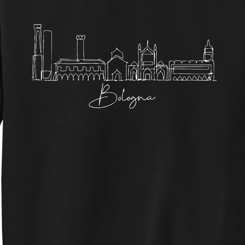 Bologna Italy City Skyline Tall Sweatshirt