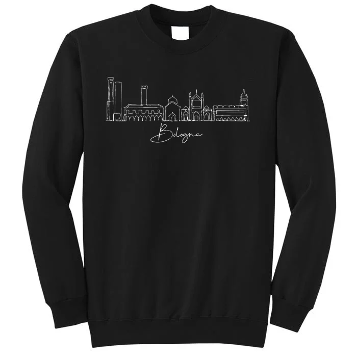 Bologna Italy City Skyline Tall Sweatshirt