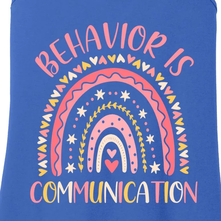 Behavior Is Communication Special Education Sped Teacher Gift Ladies Essential Tank