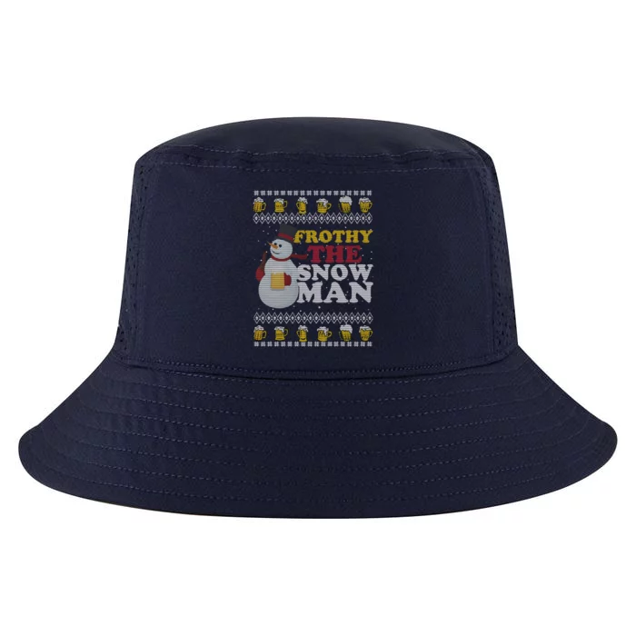 Beer Ipa Craft Beer Ugly Christmas Funny Frothy The Snow Gift Cool Comfort Performance Bucket Hat