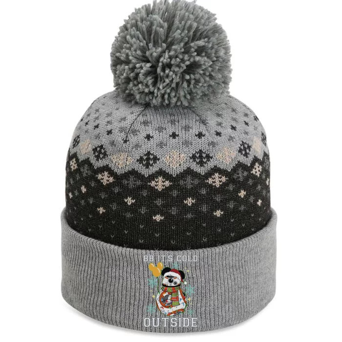 Bb ItS Cold Outside Star Christmas Wars The Baniff Cuffed Pom Beanie