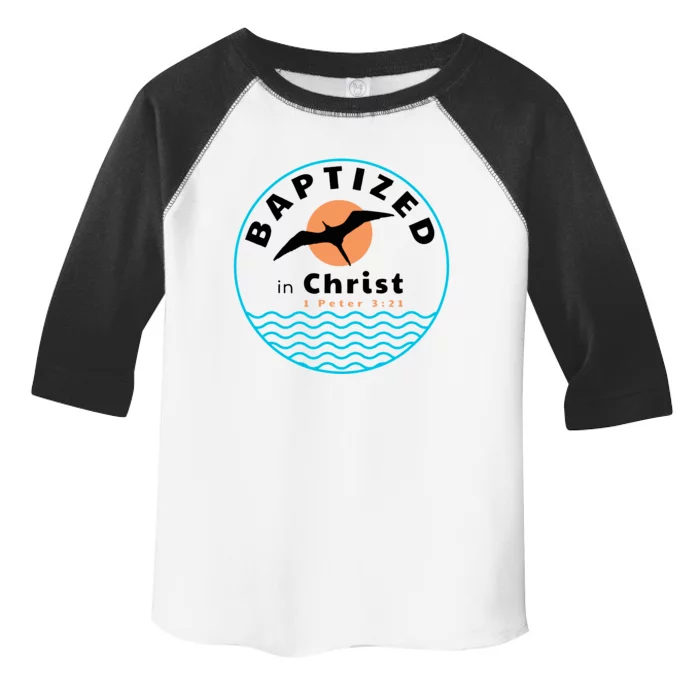 Baptized In Christ Christian Adult Baptism Toddler Fine Jersey T-Shirt