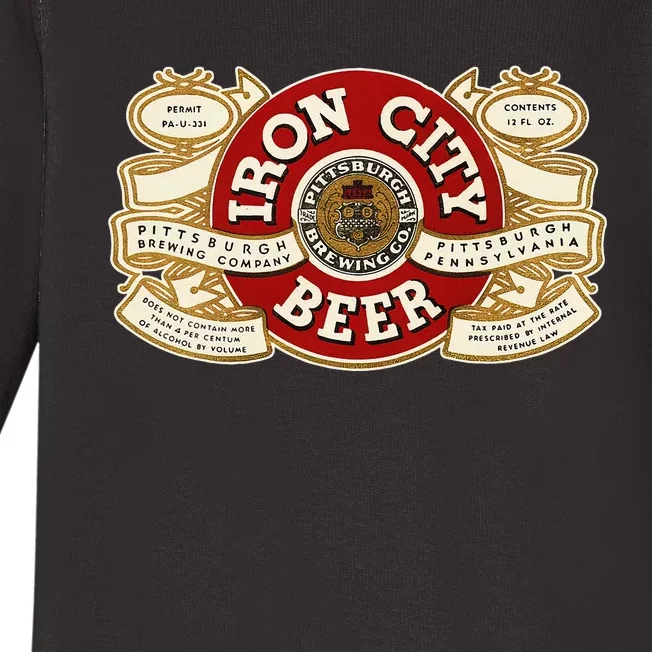 Beer Irons City Pittsburgh Beer Lover Baby Long Sleeve Bodysuit