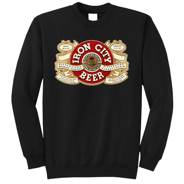 Beer Irons City Pittsburgh Beer Lover Tall Sweatshirt