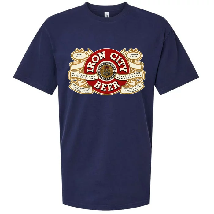 Beer Irons City Pittsburgh Beer Lover Sueded Cloud Jersey T-Shirt