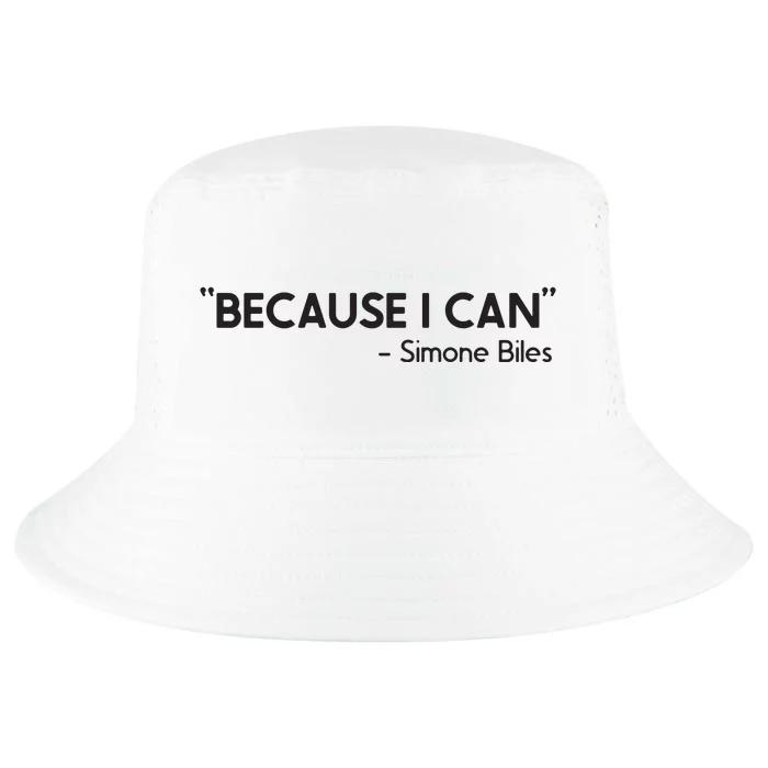 Because I Can Simone Biles Cool Comfort Performance Bucket Hat