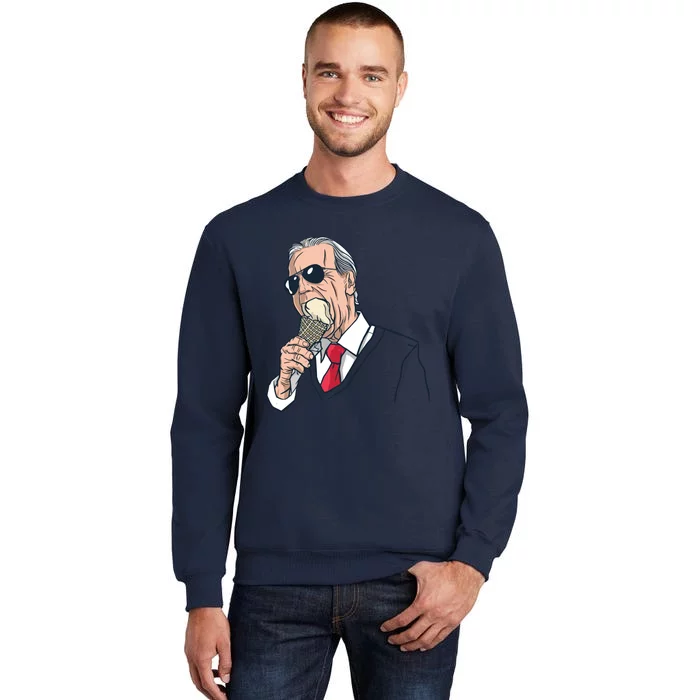 Biden Ice Cream Tall Sweatshirt