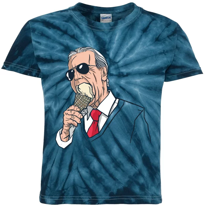 Biden Ice Cream Kids Tie-Dye T-Shirt