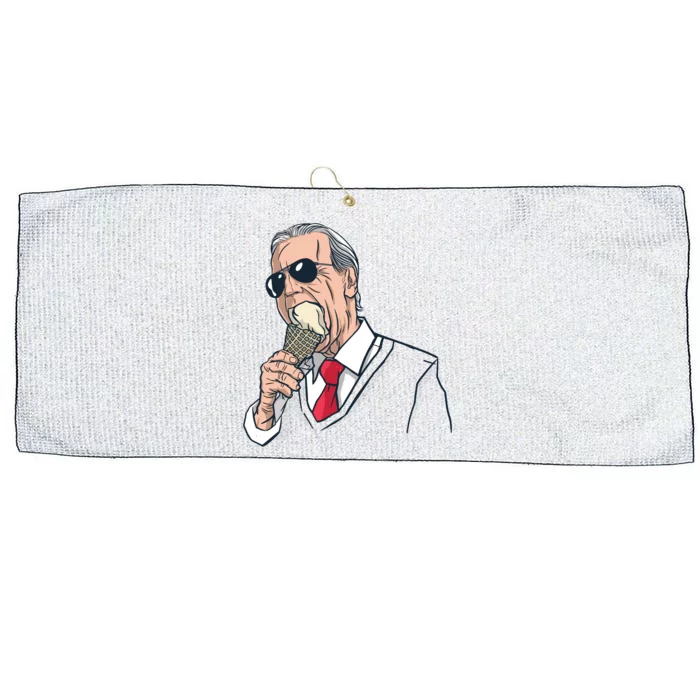 Biden Ice Cream Large Microfiber Waffle Golf Towel