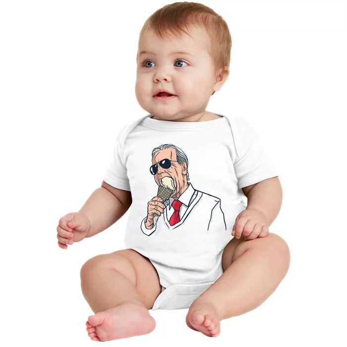 Biden Ice Cream Baby Bodysuit