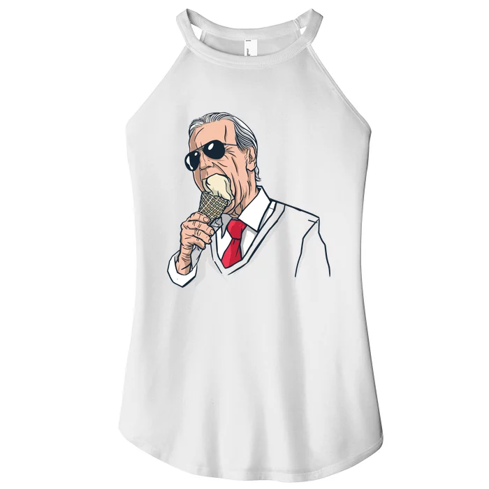 Biden Ice Cream Women’s Perfect Tri Rocker Tank