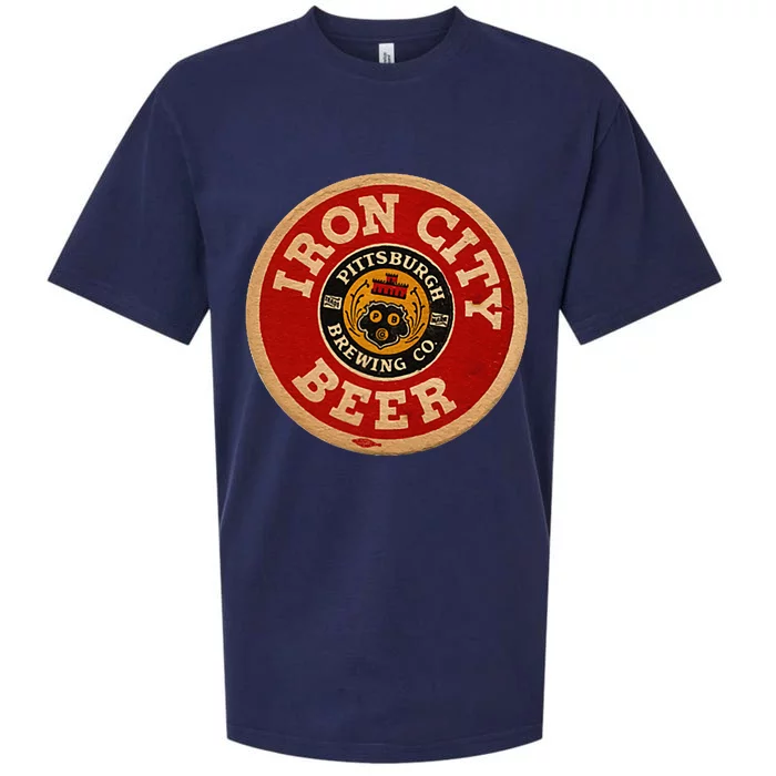 Beer Irons City Pittsburgh Beer Lover Sueded Cloud Jersey T-Shirt