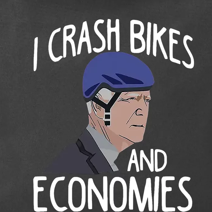 Biden I Crash Bikes And Economies Zip Tote Bag