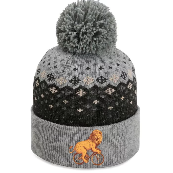 Bicycle Lion The Baniff Cuffed Pom Beanie