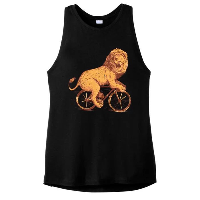 Bicycle Lion Ladies Tri-Blend Wicking Tank